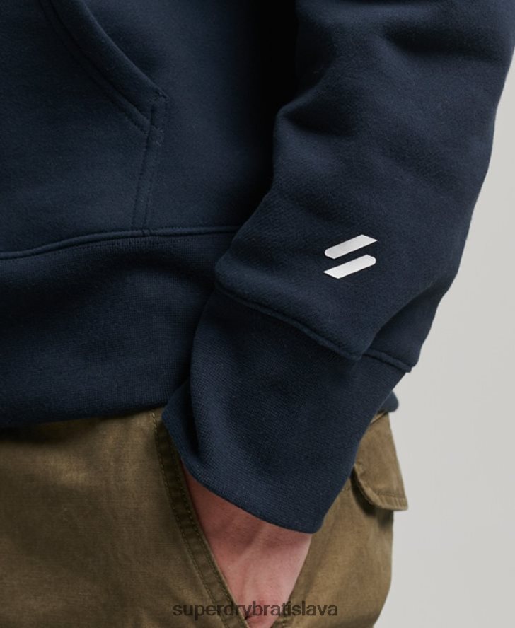 Superdry muži kód športového oblečenia s kapucňou 6B4ZTR541 oblečenie námorníctvo