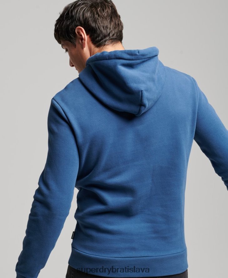 Superdry muži klasická mikina s kapucňou vintage cooper 6B4ZTR682 oblečenie námorníctvo