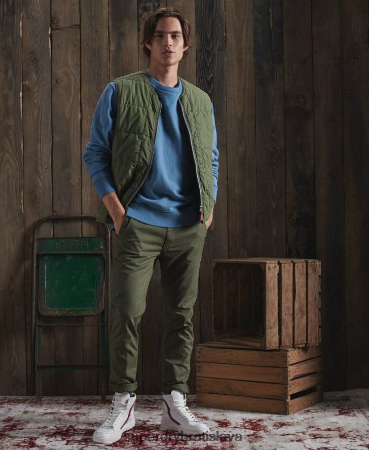 Superdry muži limitovaná edícia suchej grafickej mikiny 6B4ZTR5234 oblečenie svetlo modrá