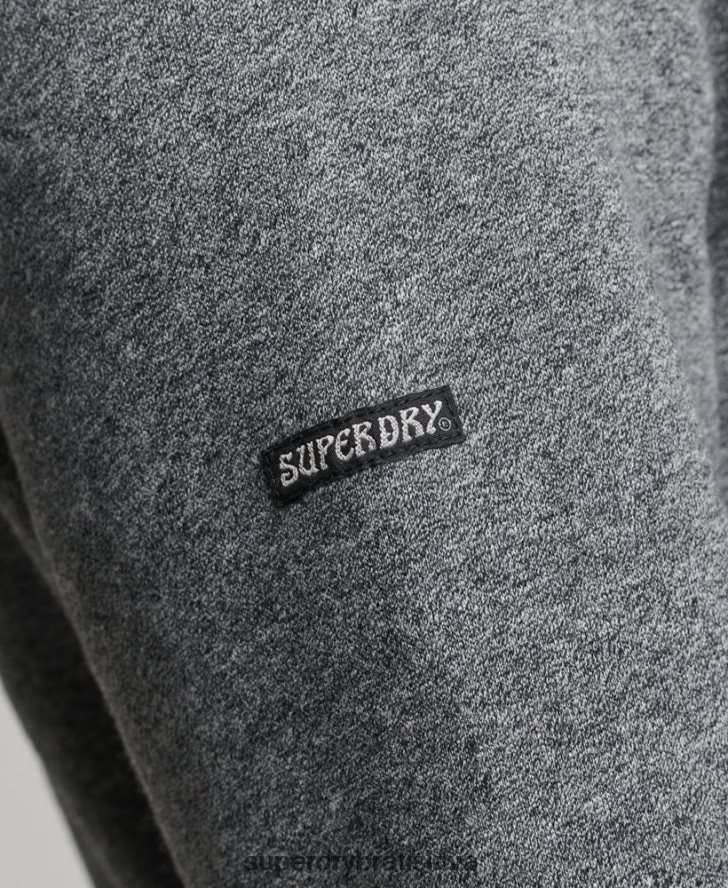 Superdry muži miestna tónová mikina s kapucňou 6B4ZTR5189 oblečenie tmavošedý