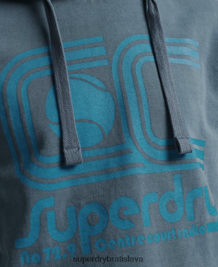 Superdry muži mikina pre atletický klub 6B4ZTR5225 oblečenie námorníctvo