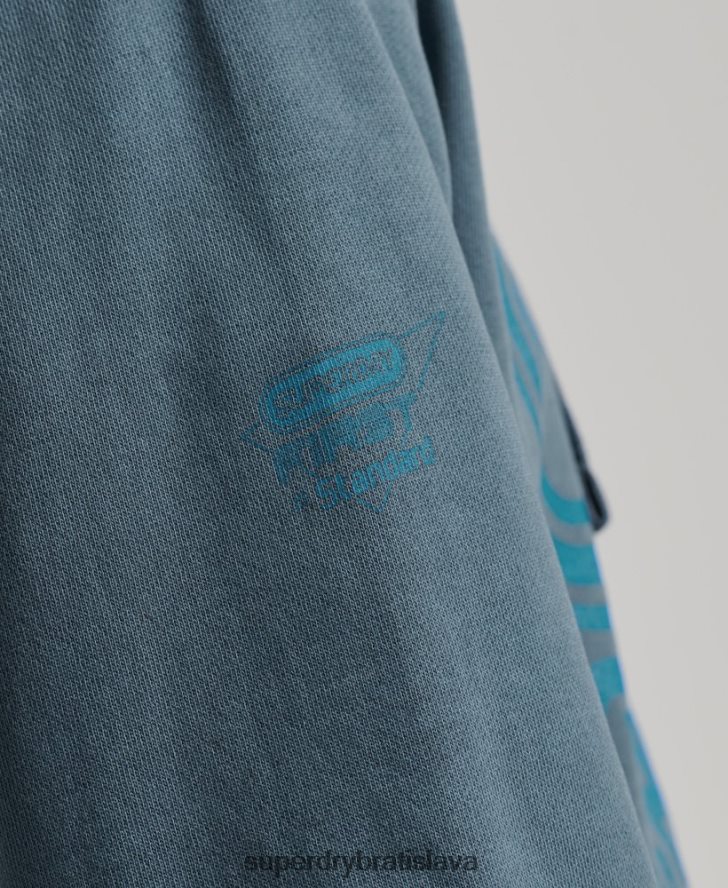 Superdry muži mikina pre atletický klub 6B4ZTR5225 oblečenie námorníctvo
