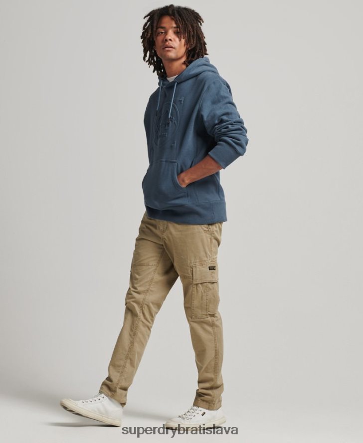 Superdry muži mikina s kapucňou s grafikou xp-d 6B4ZTR717 oblečenie tmavomodrá