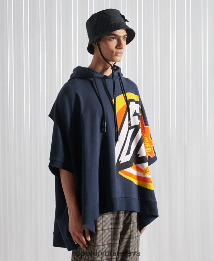 Superdry muži mikina s kapucňou sdx rex z limitovanej edície 6B4ZTR5233 oblečenie námorníctvo