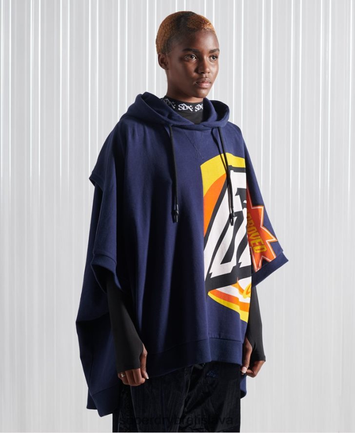 Superdry muži mikina s kapucňou sdx rex z limitovanej edície 6B4ZTR5233 oblečenie námorníctvo