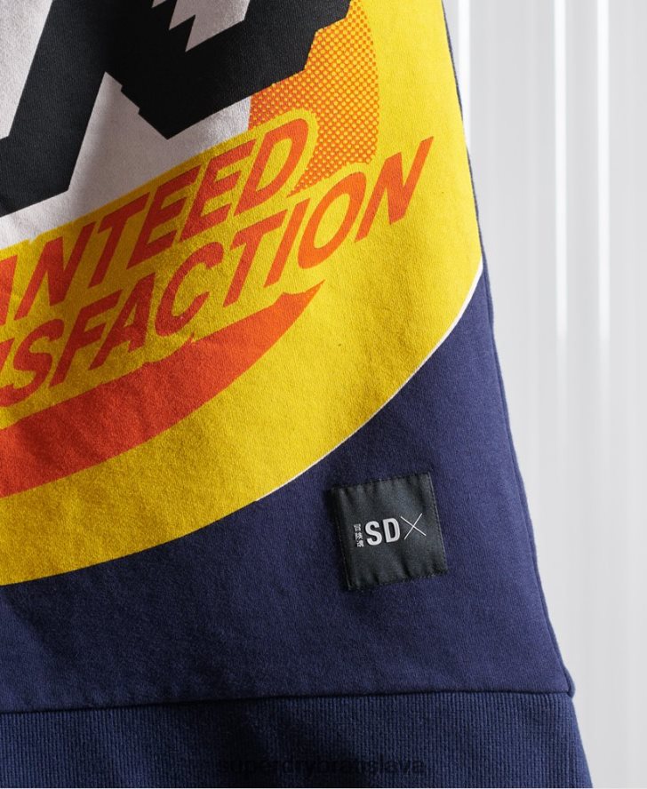 Superdry muži mikina s kapucňou sdx rex z limitovanej edície 6B4ZTR5233 oblečenie námorníctvo