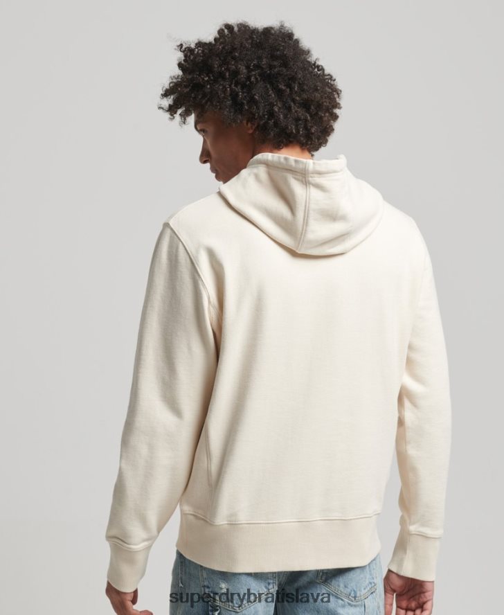 Superdry muži mikina s logom kód prebytok 6B4ZTR466 oblečenie krém