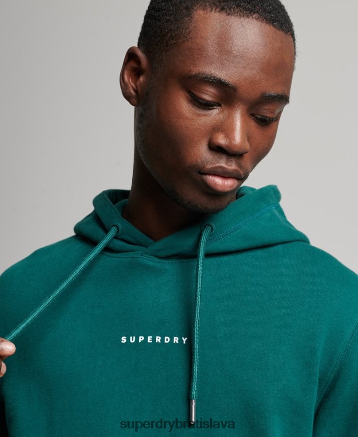 Superdry muži mikina s logom kód prebytok 6B4ZTR482 oblečenie zelená