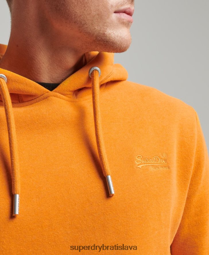 Superdry muži mikina s vyšívaným vintage logom 6B4ZTR650 oblečenie žltá