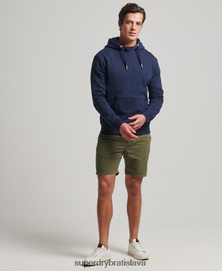 Superdry muži mikina s vyšívaným vintage logom 6B4ZTR838 oblečenie námorníctvo