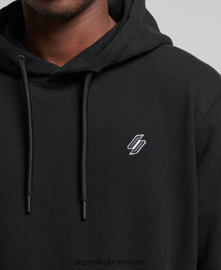 Superdry muži nevyhnutná mikina s kapucňou 6B4ZTR861 oblečenie čierna