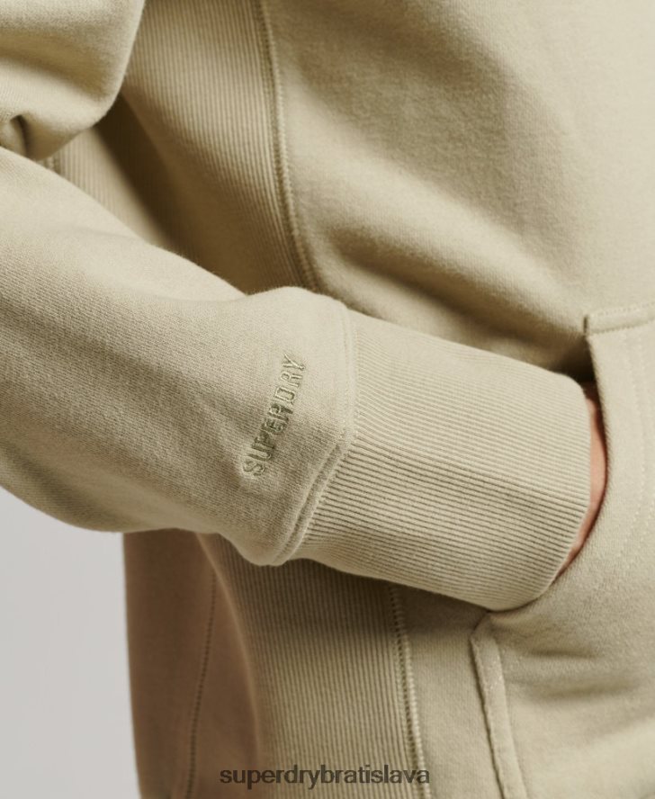 Superdry muži Športová klubová mikina s logom 6B4ZTR850 oblečenie béžová