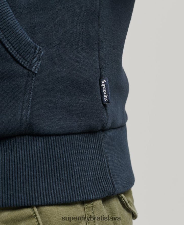 Superdry muži vintage mikina na tvarovanie a výrobu 6B4ZTR813 oblečenie námorníctvo