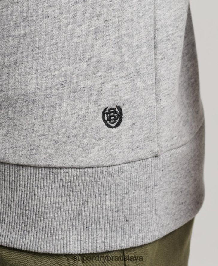 Superdry muži vintage športová mikina do telocvične 6B4ZTR687 oblečenie sivá