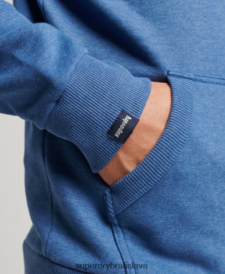 Superdry muži vintage tieňová mikina s kapucňou 6B4ZTR753 oblečenie námorníctvo