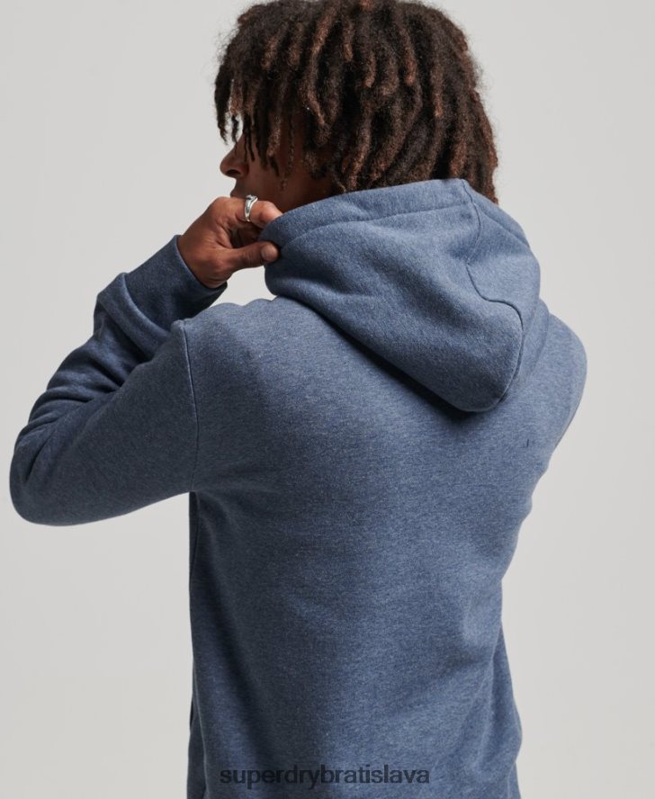 Superdry muži záujmová mikina s vintage logom 6B4ZTR5023 oblečenie námorníctvo