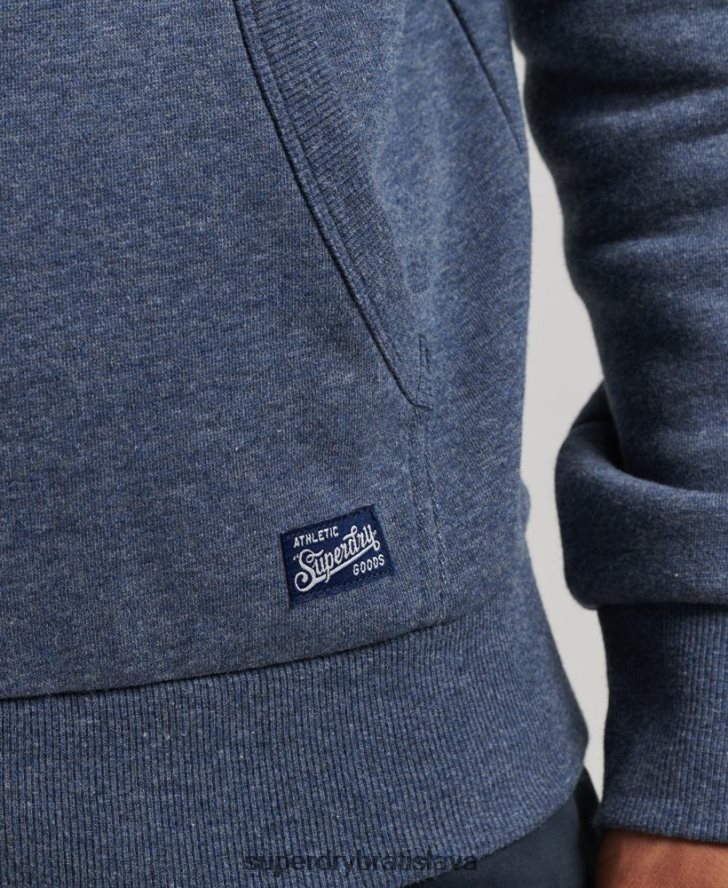 Superdry muži záujmová mikina s vintage logom 6B4ZTR5023 oblečenie námorníctvo