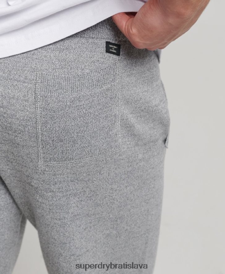 Superdry muži Základné joggers štúdia z organickej bavlny 6B4ZTR6408 oblečenie sivá