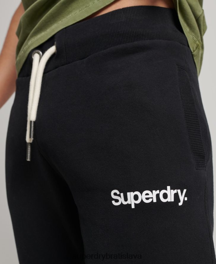 Superdry muži core logo klasické joggery 6B4ZTR6441 oblečenie čierna