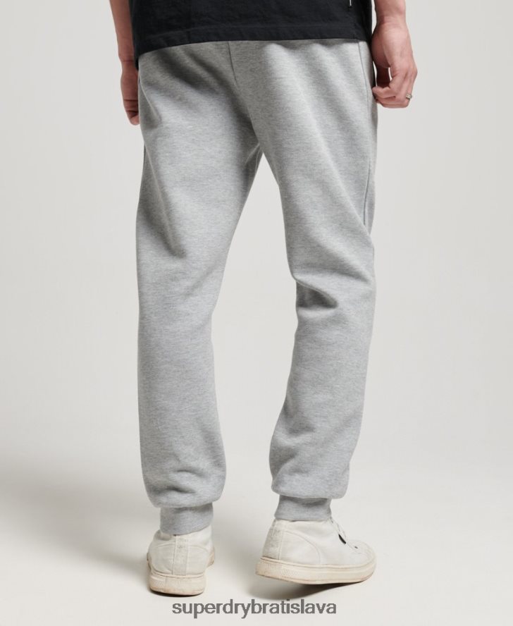 Superdry muži gymtech joggers 6B4ZTR1410 oblečenie sivá