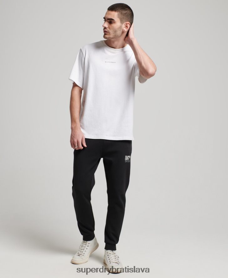 Superdry muži gymtech joggers 6B4ZTR1415 oblečenie čierna
