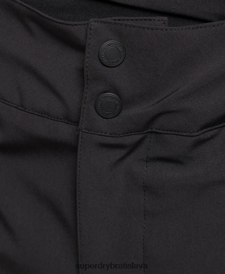 Superdry muži jadrové nohavice do snehu 6B4ZTR1385 oblečenie čierna