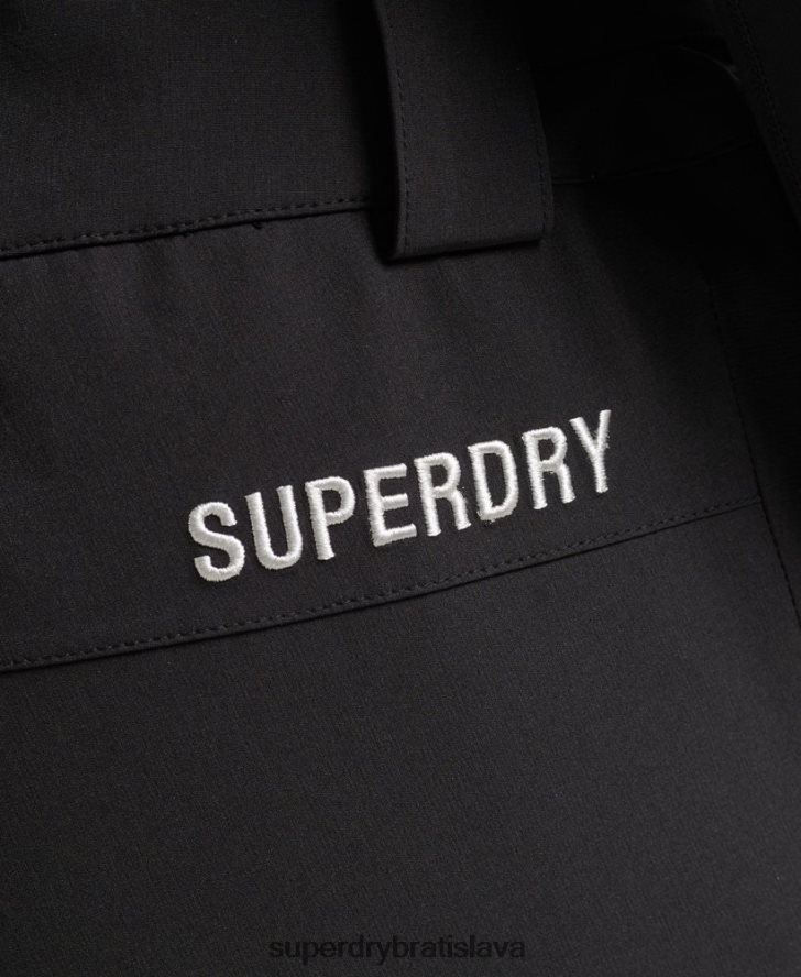 Superdry muži jadrové nohavice do snehu 6B4ZTR1385 oblečenie čierna