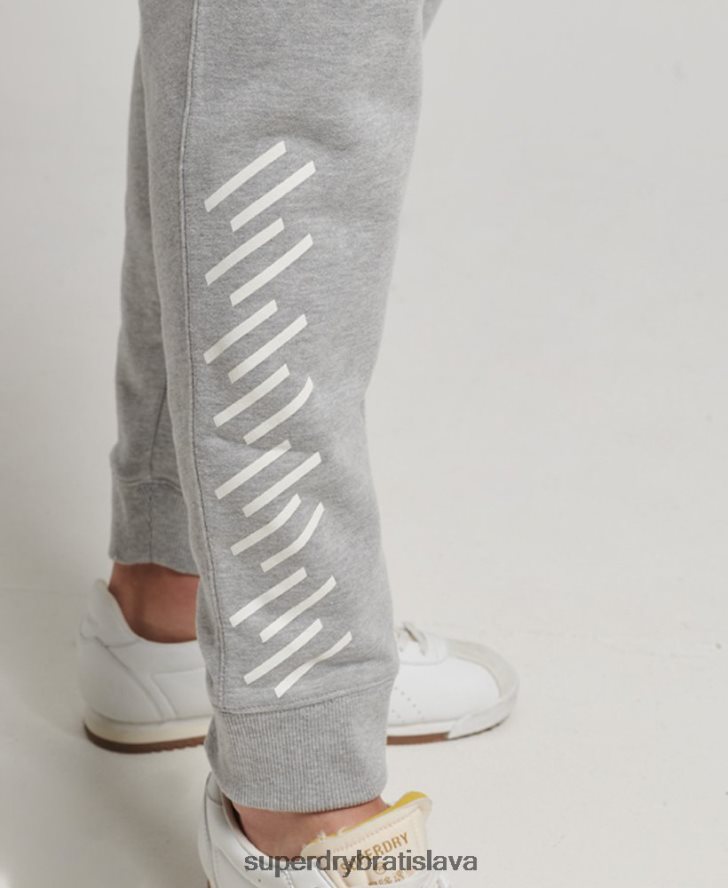 Superdry muži kód core šport joggers 6B4ZTR6361 oblečenie sivá