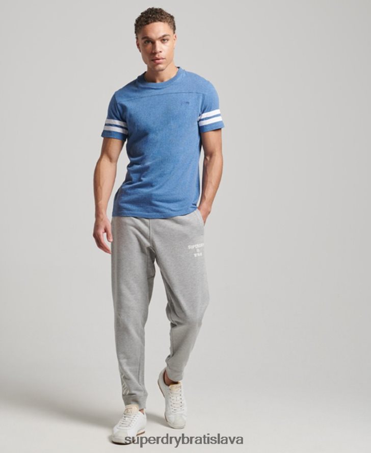 Superdry muži kód core šport joggers 6B4ZTR6361 oblečenie sivá