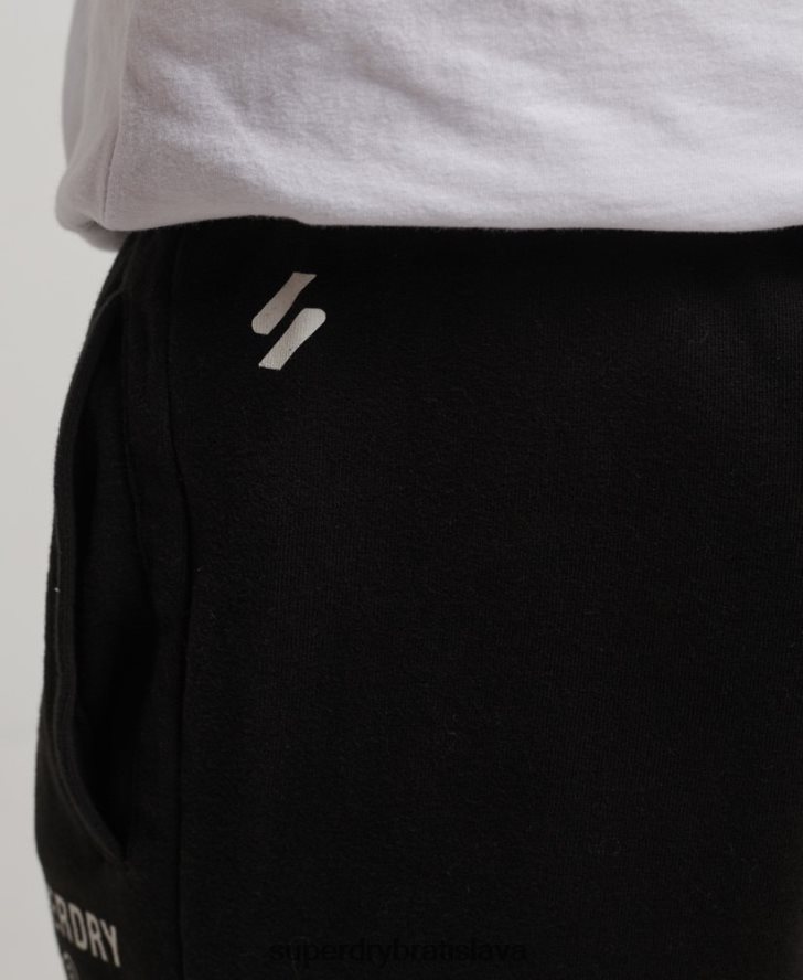 Superdry muži kód core šport joggers 6B4ZTR6377 oblečenie čierna