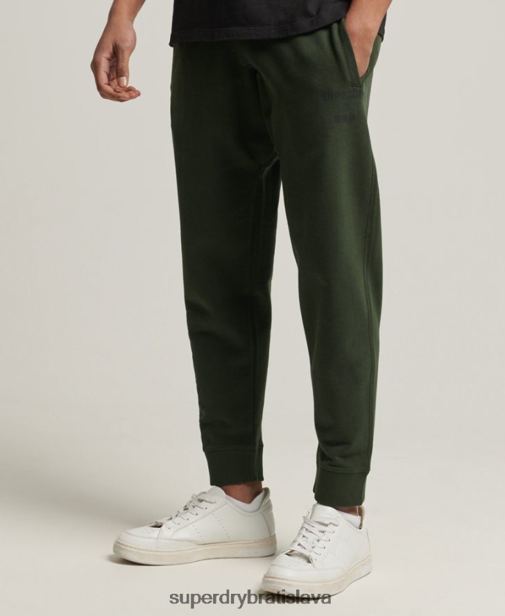 Superdry muži kód core šport joggers 6B4ZTR6417 oblečenie kaki