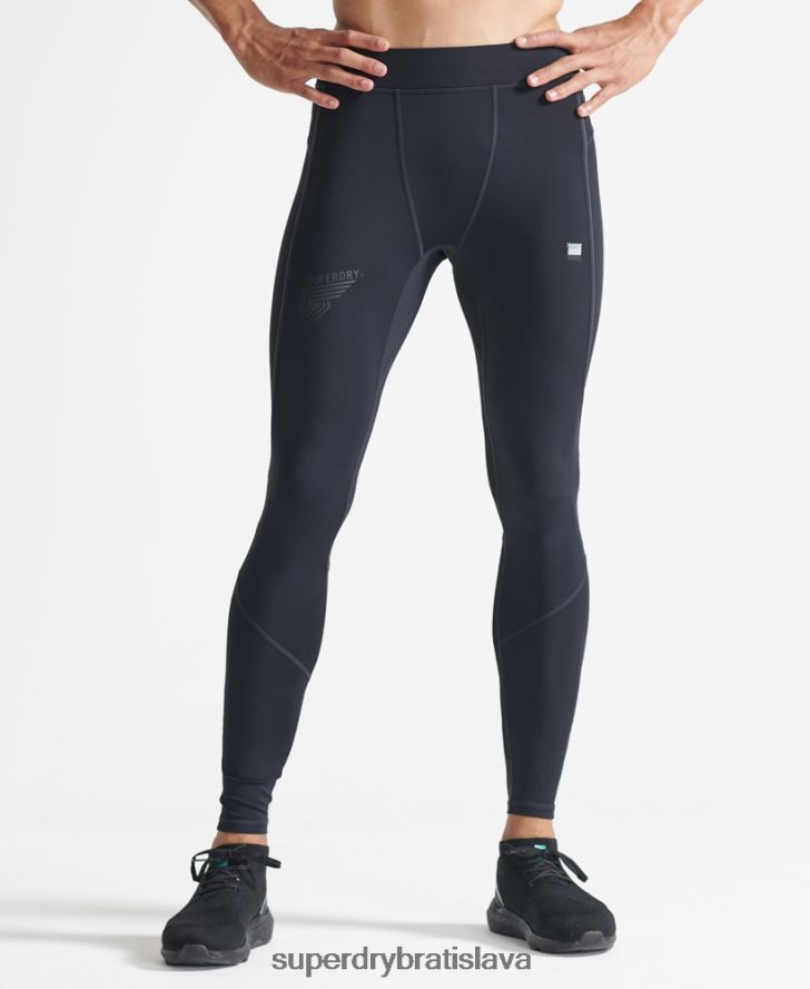 Superdry muži spustiť tesné nohavice 6B4ZTR1438 oblečenie čierna