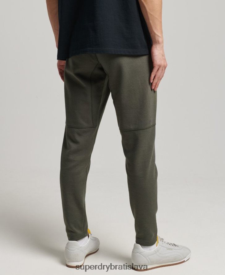 Superdry muži tech tapered joggers 6B4ZTR6389 oblečenie kaki