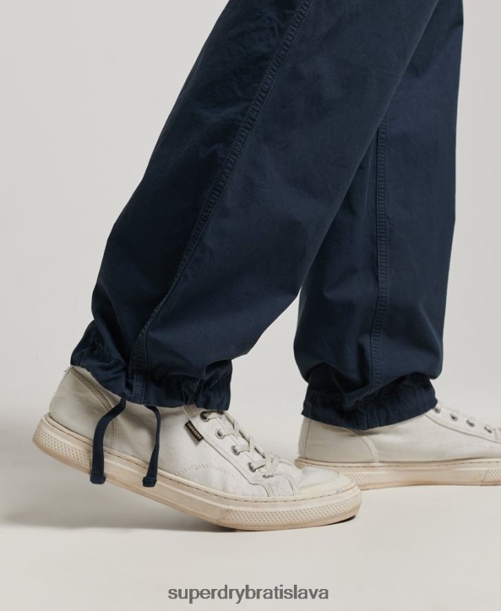 Superdry muži tkané joggery 6B4ZTR27 oblečenie námorníctvo