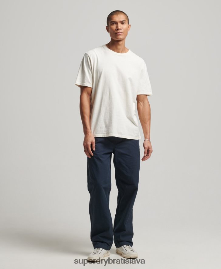 Superdry muži tkané joggery 6B4ZTR27 oblečenie námorníctvo