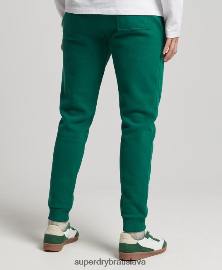 Superdry muži vintage logo kolegiálnych joggerov 6B4ZTR6385 oblečenie zelená