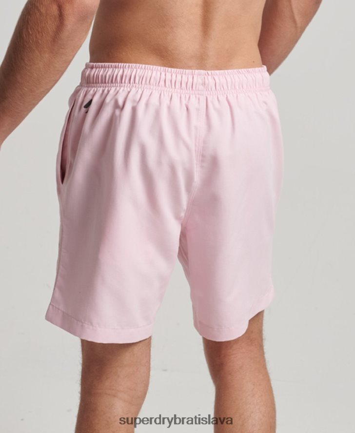 Superdry muži Core sport 17-palcové recyklované plavkové šortky 6B4ZTR405 oblečenie Ružová