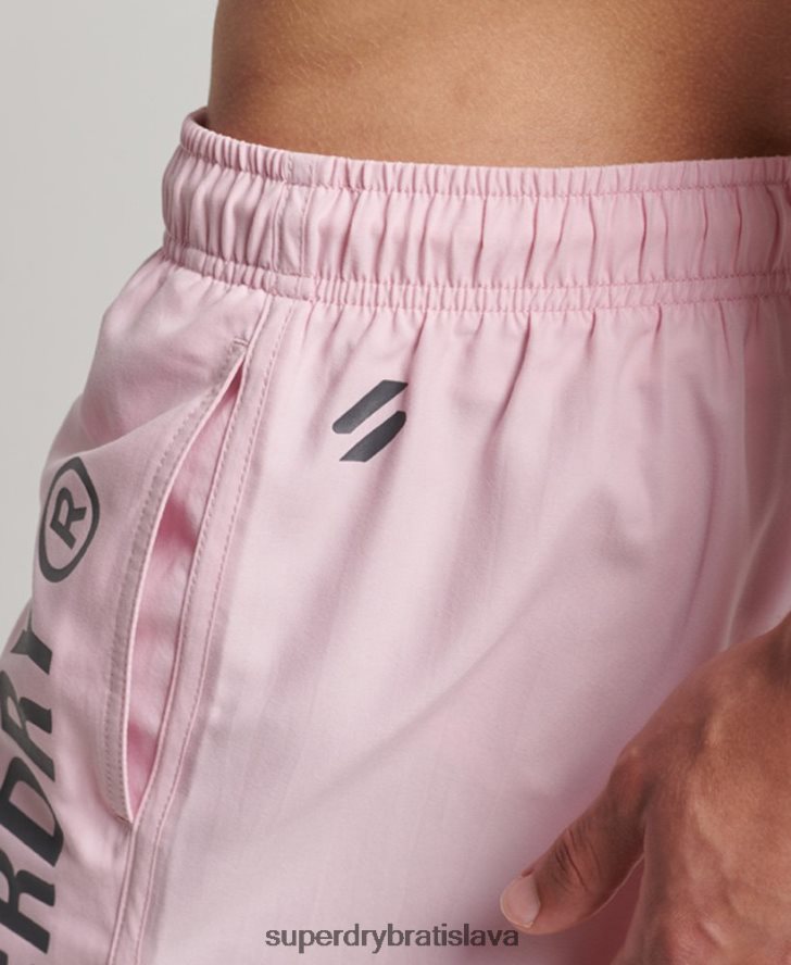 Superdry muži Core sport 17-palcové recyklované plavkové šortky 6B4ZTR405 oblečenie Ružová