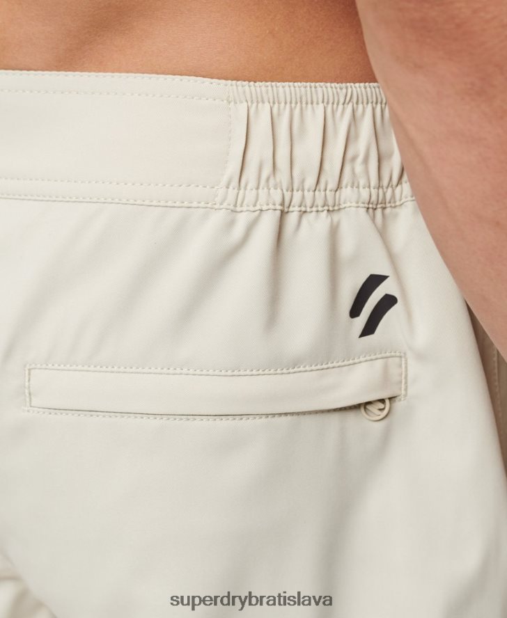 Superdry muži Recyklované športové šortky 6B4ZTR41 oblečenie béžová