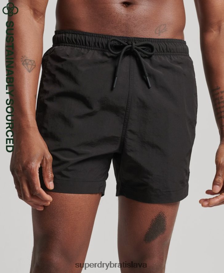 Superdry muži Studios recyklované plavky 6B4ZTR440 oblečenie čierna