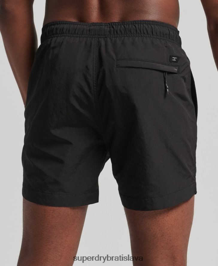 Superdry muži Studios recyklované plavky 6B4ZTR440 oblečenie čierna