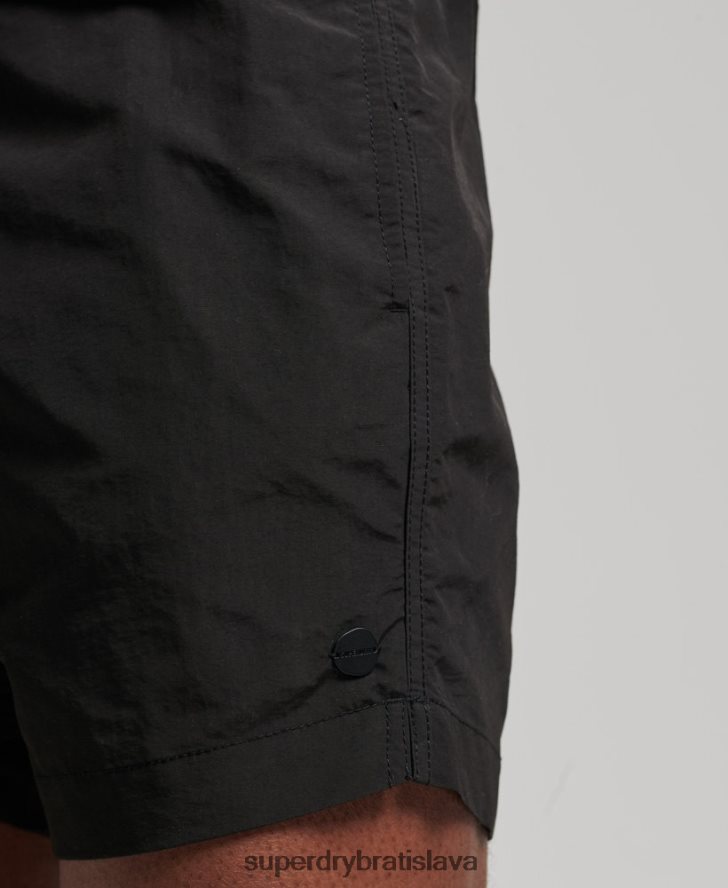 Superdry muži Studios recyklované plavky 6B4ZTR440 oblečenie čierna