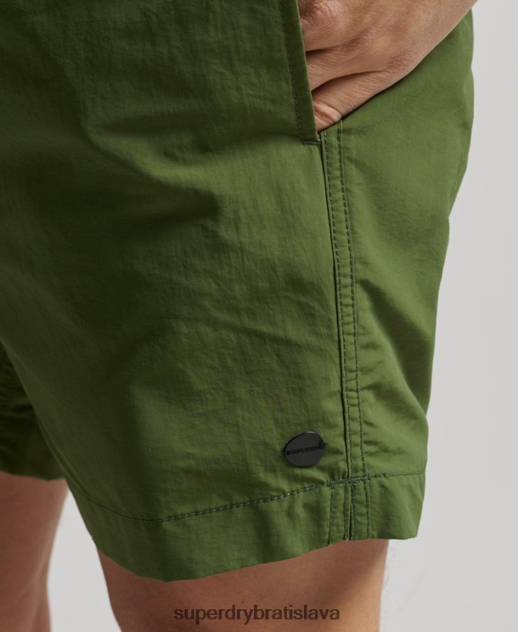 Superdry muži Studios recyklované plavky 6B4ZTR442 oblečenie zelená