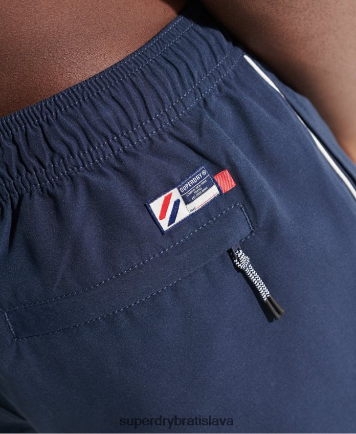 Superdry muži plavecké šortky tri série 6B4ZTR439 oblečenie námorníctvo