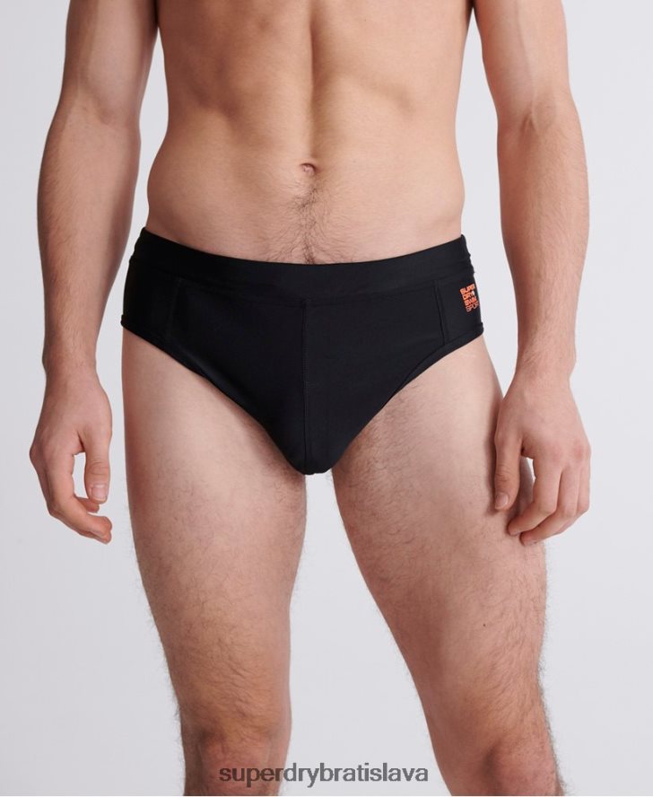 Superdry muži plavkové nohavičky 6B4ZTR453 oblečenie čierna