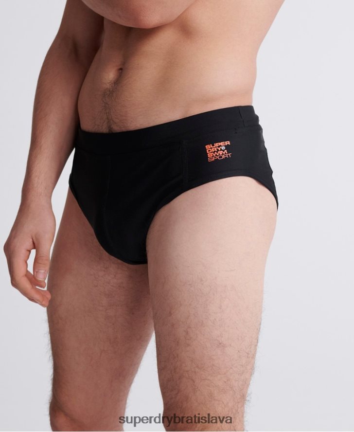 Superdry muži plavkové nohavičky 6B4ZTR453 oblečenie čierna