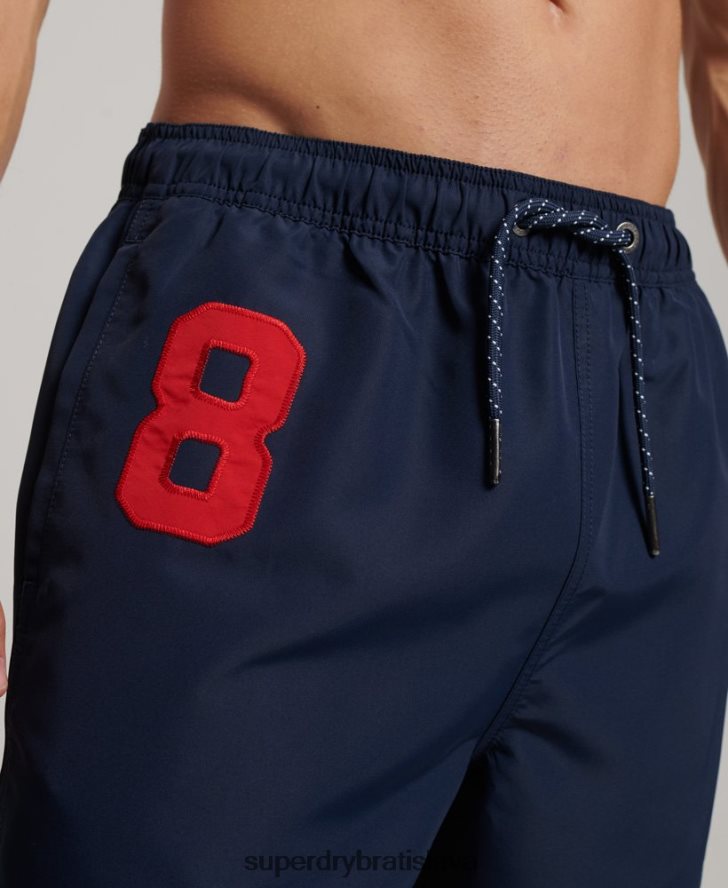 Superdry muži polo recyklované plavky 6B4ZTR389 oblečenie námorníctvo