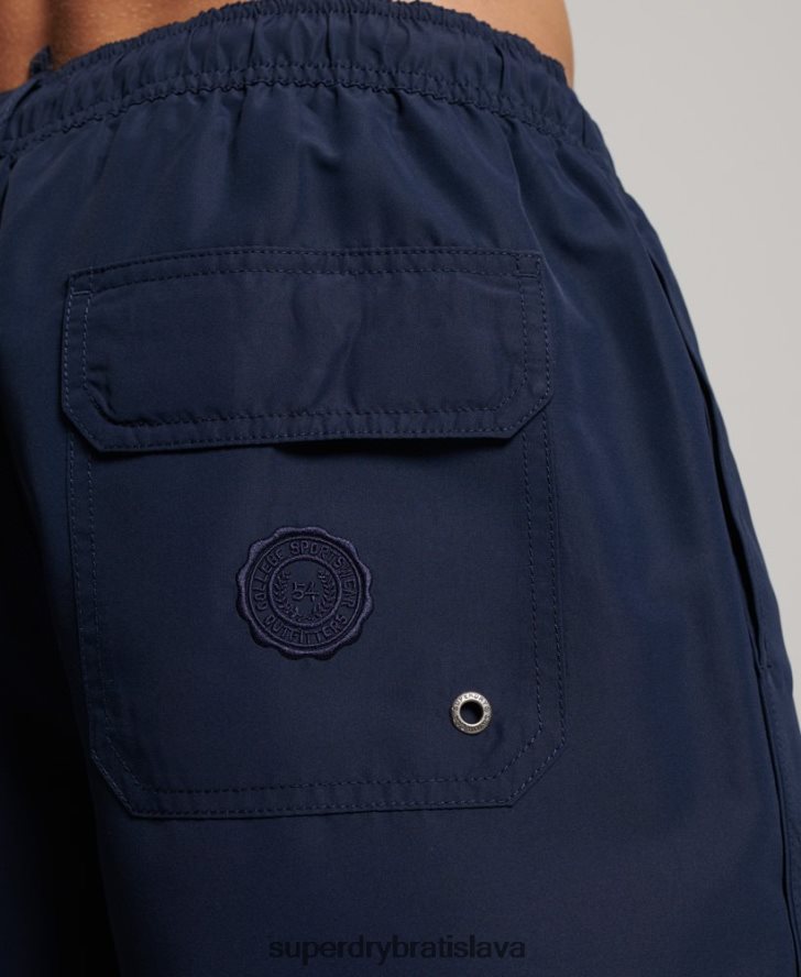 Superdry muži polo recyklované plavky 6B4ZTR389 oblečenie námorníctvo