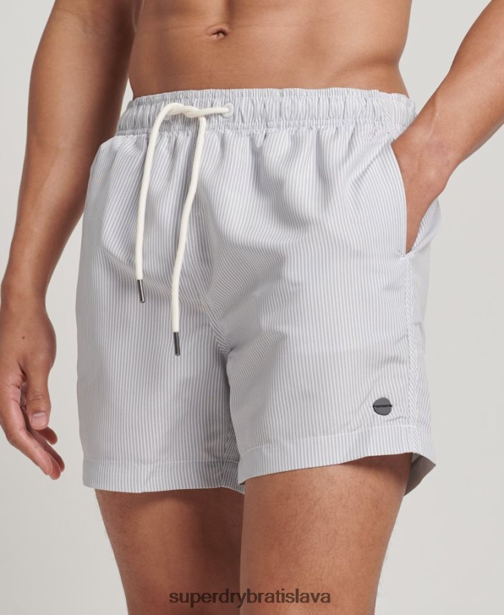 Superdry muži recyklované plavky 6B4ZTR12 oblečenie sivá