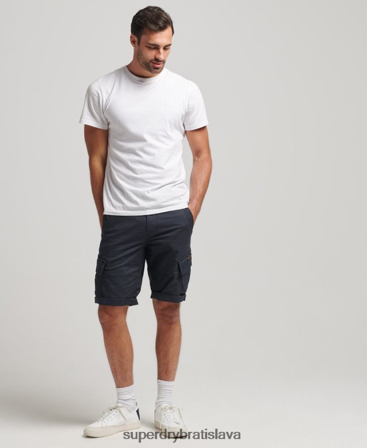 Superdry muži Cargo šortky s jadrom z organickej bavlny 6B4ZTR244 oblečenie námorníctvo